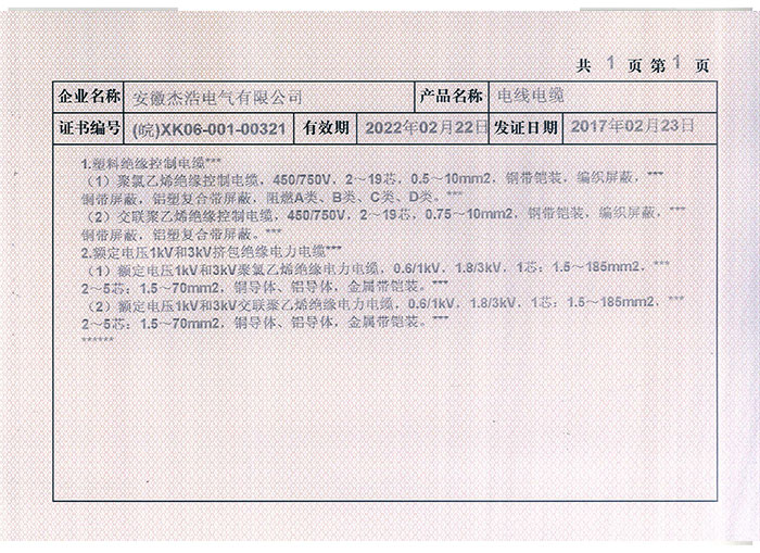 生產許可證副本 生產許可證副本